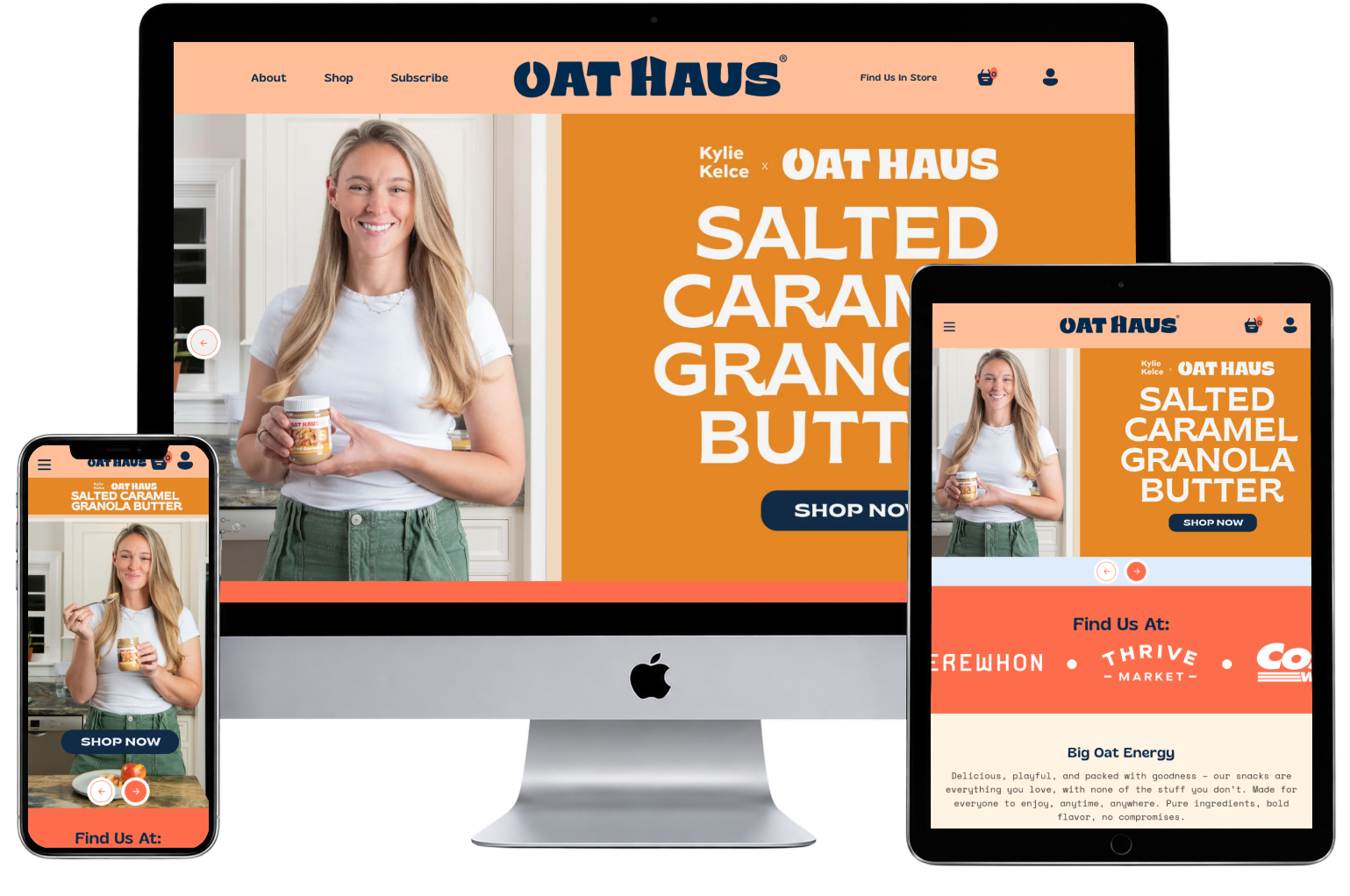 Oat haus website preview