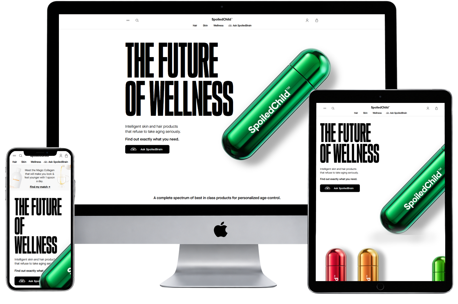 Spoiledchild website preview
