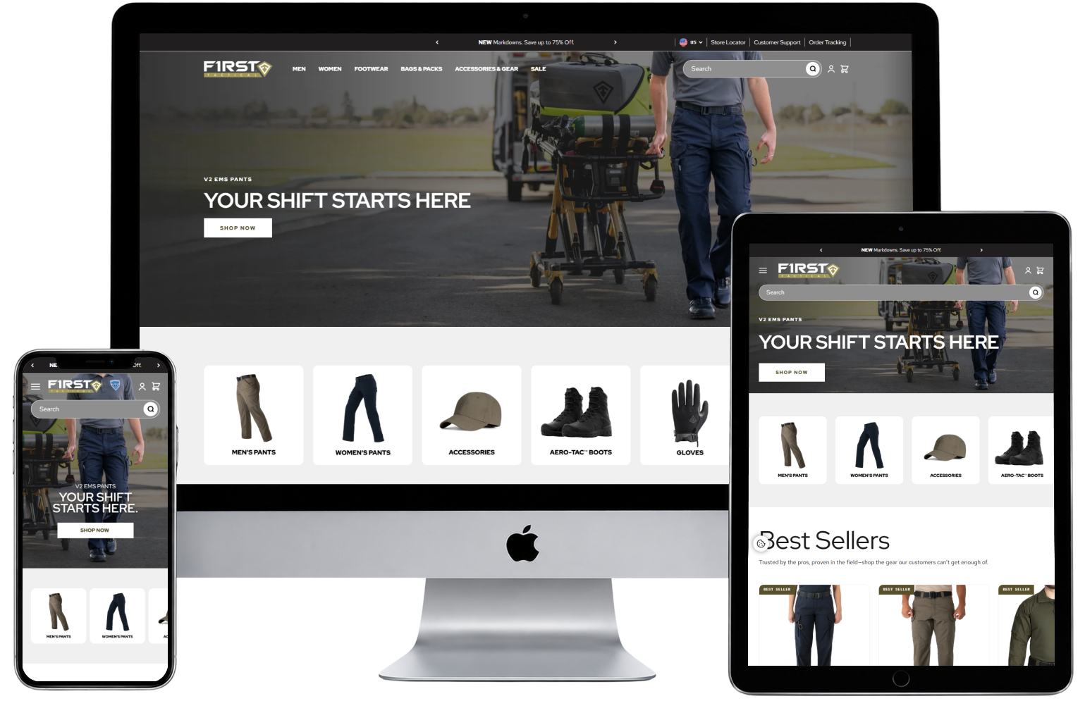 Firsttactical website preview
