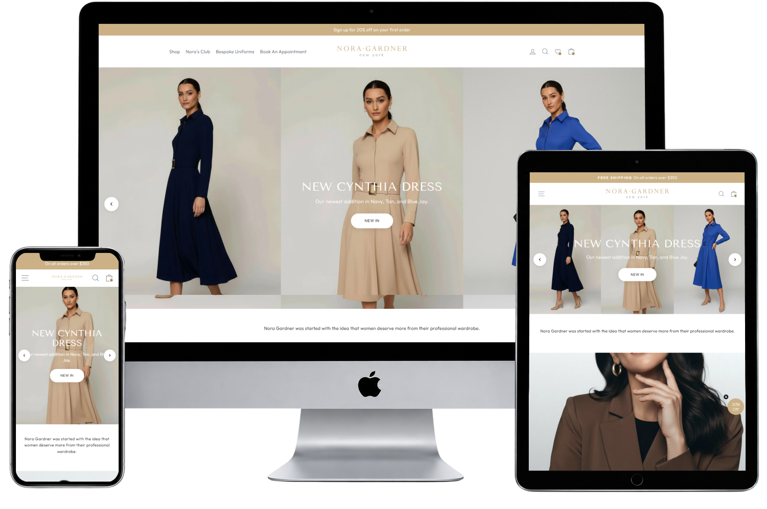 Noragardner website preview